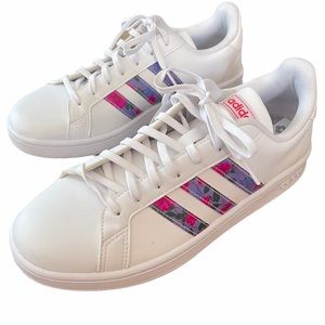 Adidas Grand Court Farm Rio Tennis Shoes Size 9.5